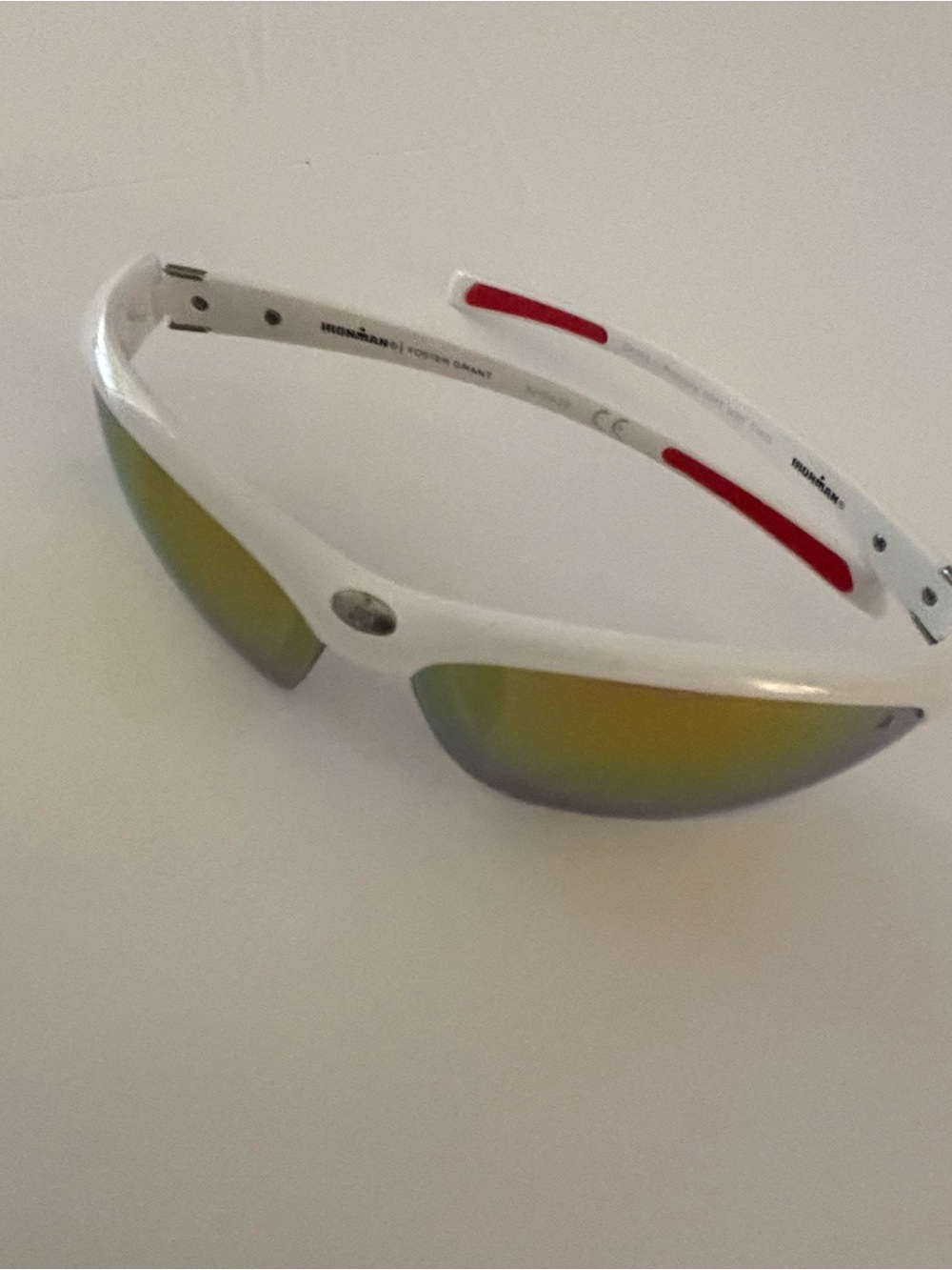 FOSTER GRANT IRONMAN White Mirrored Sunglasses